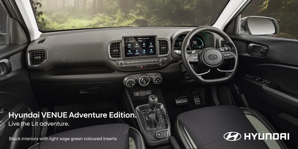 Hyundai Venue Adventure Edition Interior